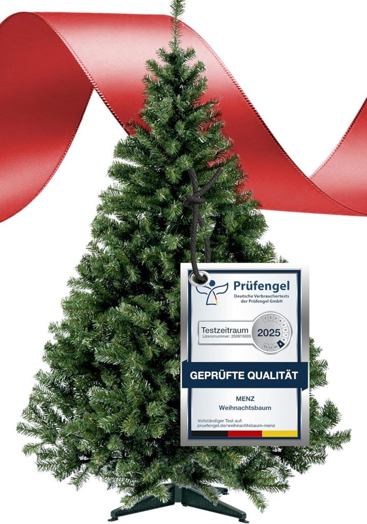 👑 180 cm Künstlicher Weihnachtsbaum aus 10 PVC – Dicht & Formstabil mit 600 Zweigen (Ø 90 cm), Schnellaufbau-System, Schwer Entflammbar59,39€ statt 138,07€ – 57,0 🔥🚚 Verkauft und Versand durch 4smile-shop110 Bewertungen: 4.5 / 5.0 ⭐️⭐️⭐️⭐️⭐️🛒 zu Amazon https://www.amazon.de/dp/B0FS1CK91D/?th=1&tag=preisfehlerheute-21#038;psc=1&tag=preisfehlerheute-21