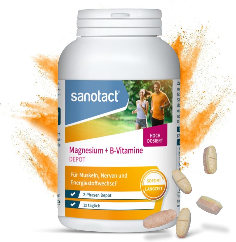sanotact Magnesium 500 plus B Vitamine 180 Tabletten | Hochdosiertes Magnesium für Muskeln & Nerven | 100% Vegan12,85€ statt 19,99€➡️ https://www.amazon.de/dp/B0D9HD4DVZ/?tag=preisfehlerheute-21
