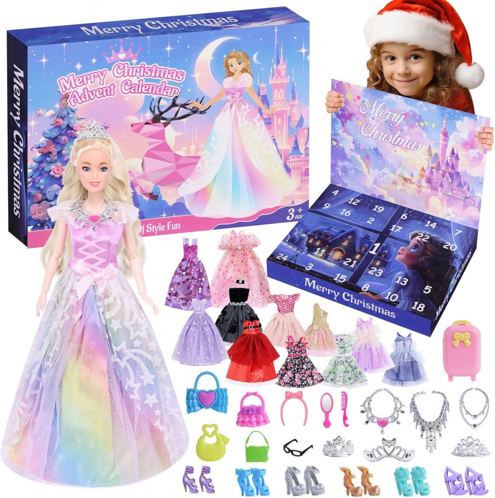 Adventskalender 2025 für Mädchen – Kinder Weihnachtskalender mit 24 Überraschungen, Puppe mit Kleidung & Zubehör, Kreativer Weihnachtskalender Kinder Mädchen7.49€ statt 29.99€➡️ https://www.amazon.de/dp/B0FJ87XKQT/?tag=preisfehlerheute-21