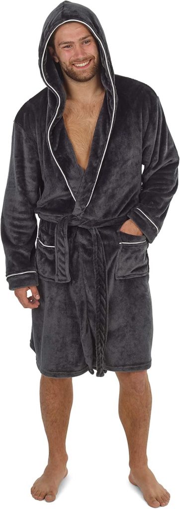 CityComfort Bademantel Herren mit Kapuze, Plüsch Morgenmantel mit Kapuze und Taschen, Geschenke für Männer & Teens(L, Kohle)20,89€ statt 35,99€➡️ https://www.amazon.de/dp/B07Y5LC2LC/?tag=preisfehlerheute-21