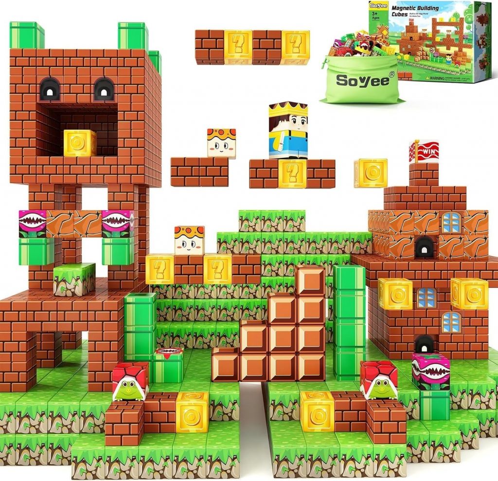 Soyee Magnetische Bausteine Bauspielzeug &ndash; Bauen Mine Magnet Welt Set, Magnetspielzeug f&uuml;r Jungen und M&auml;dchen im Alter von 5&ndash;7 Jahren, Geschenke Spielzeug f&uuml;r Jungen und M&auml;dchen ab 3 Jahren8.49&euro;
