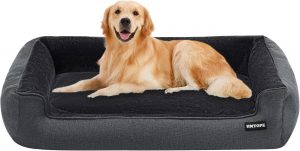 🤴 Hundebett, Hundesofa, Hundekissen, Hundekörbchen Abnehmbar und waschbar, Dunkelgrau, 110 x 86 x 26 cm34,15€ statt 45,99€ - 26,00 % 🔥🚚 Verkauft von HMTOPE und Versand durch Amazon1,254 Bewertungen: 4.1 / 5.0 ⭐️⭐️⭐️⭐️🛒 zu Amazon https://www.amazon.de/dp/B09NK9YSG8/?th=1&%3Bpsc=1&%3Btag=preisfehlerheute-21&tag=preisfehlerheute-21
