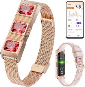 Mingtawn Smart-Armband für Damen, Gesundheits- und Fitness-Tracker, Schrittzähler/Blutsauerstoff/HRV/Schlaf-Tracking, modisches Rubin-Armband mit Nachrichten-/Anruferinnerung (Rosé Gold)14,99€ statt 99,99€➡️ https://www.amazon.de/dp/B0FCYG2SPR/?tag=preisfehlerheute-21