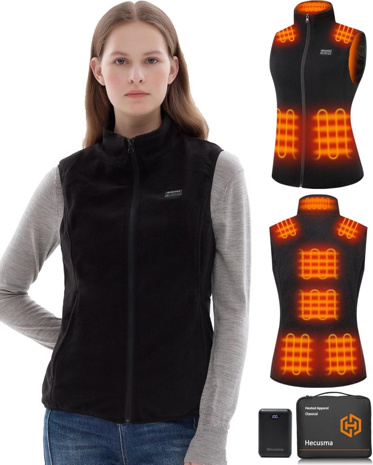 Hecusma Fleece Heizweste Damen mit Powerbank 16000mAh 7.4V, Wärmeweste Damens, Elektrisch Beheizte Weste Damen mit Powerbank für Skifahren, Outdoor Motorrad-L72,19€ statt 99,99€➡️ https://www.amazon.de/dp/B0DCJWQZ4X/?tag=preisfehlerheute-21