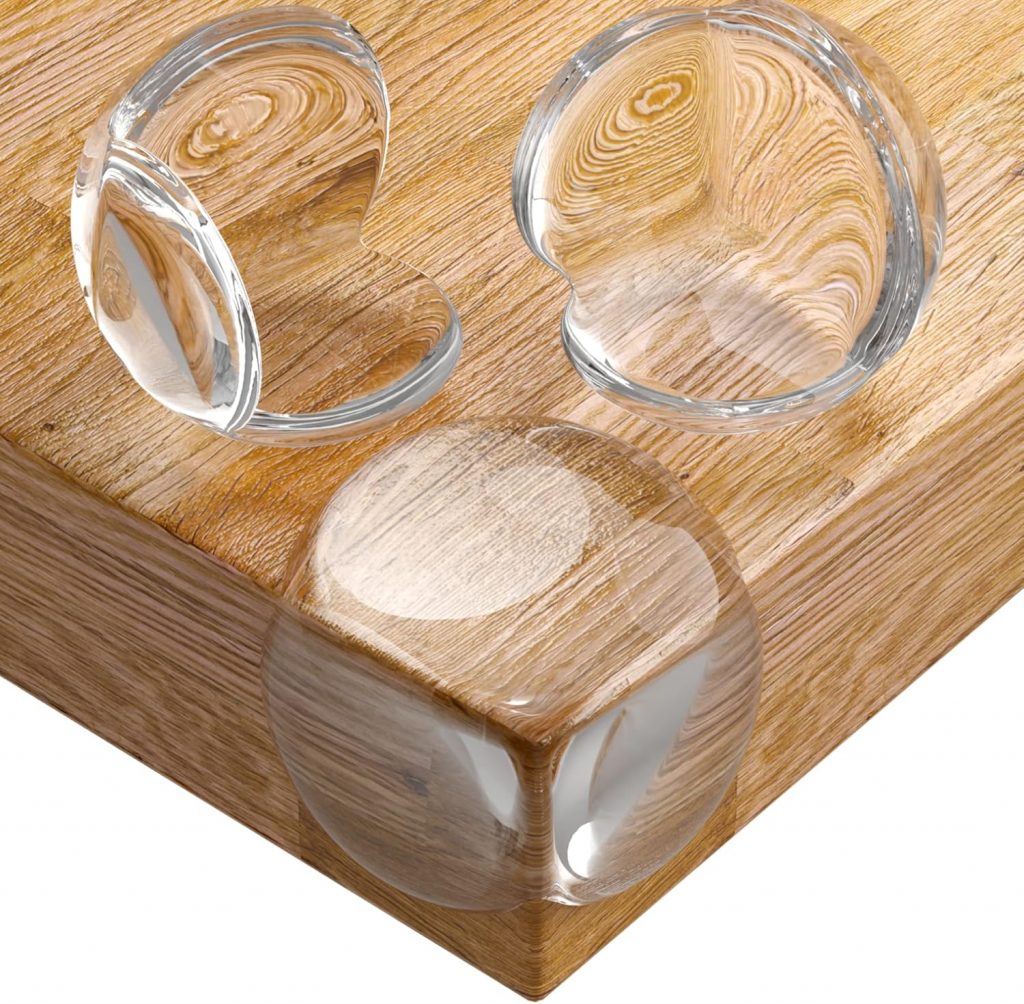 Eckenschutz und Kantenschutz für Baby & Kinder – Tisch und Möbel Ecken, Tischeckenschutz und Stoßschutz für Babysicherung und Kindersicherung, Transparent Eckschutz (12 Stück)9,99€