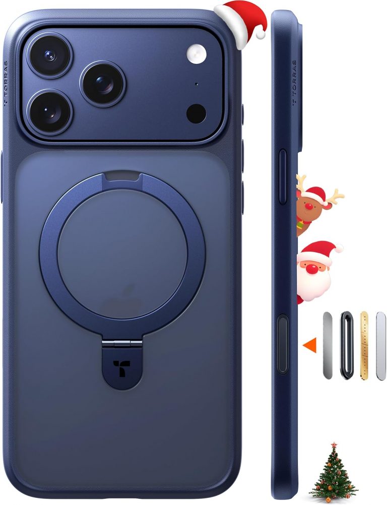 TORRAS Ostand Q1 Guardian für iPhone 17 Pro Hülle (Stabilster Ständer & Nr.1 Magnetkraft) Militärschutz Case mit Kamera-Tastenschutz Schlank Kratzfeste Matt Rückseite Handyhülle für iPhone 17 Pro Blau30,39€ statt 36,99€➡️ https://www.amazon.de/dp/B0FG32F8R1/?tag=preisfehlerheute-21