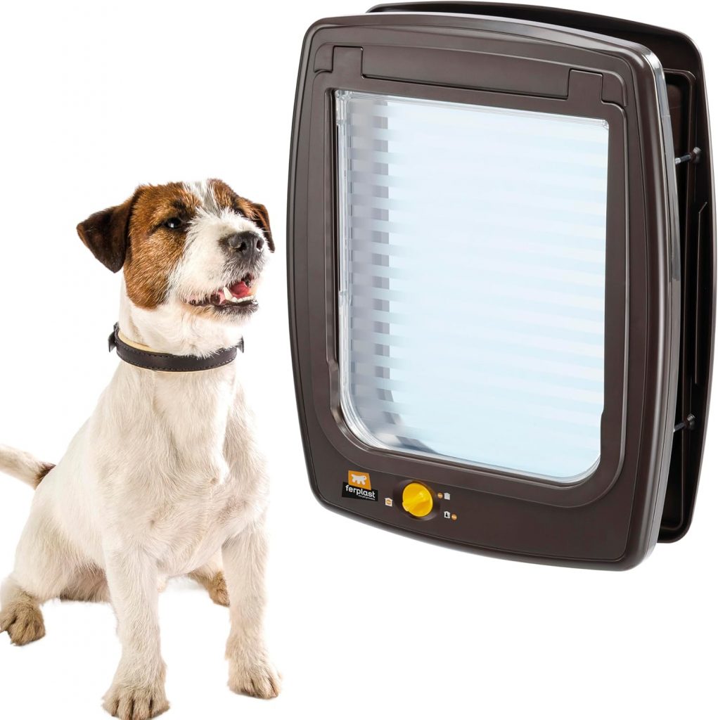 Ferplast Hundeklappe mittelgroße hunde, Katzenklappe, Haustiertür 4-wege steuerbarer Ein- und Ausgang, mit Schutz vor Zugluft, Kompletter Tunnel, SWING 11 Hundetür Haustierklappe, Braun33,89€ statt 62,00€➡️ https://www.amazon.de/dp/B000A27OBG/?tag=preisfehlerheute-21