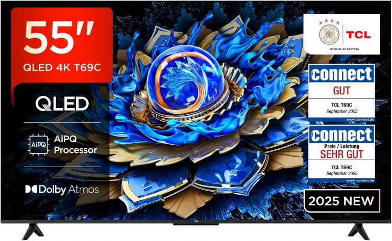🤴 TCL 55T69C 55 Zoll QLED, Direct LED TV, 4K HDR TV, Smart Google TV (Dolby Vision & Atmos, Motion Clarity, Kompatibel mit Google Assistant & Alexa)349,00€ statt 499,00€ - 31,00 % 🔥🚚 Verkauft durch Amazon und Versand durch Amazon813 Bewertungen: 4.5 / 5.0 ⭐️⭐️⭐️⭐️⭐️🛒 zu Amazon https://www.amazon.de/dp/B0F8QFPB14/?amp%3Btag=preisfehlerheute-21&amp%3Bth=1&amp%3Bpsc=1&tag=preisfehlerheute-21