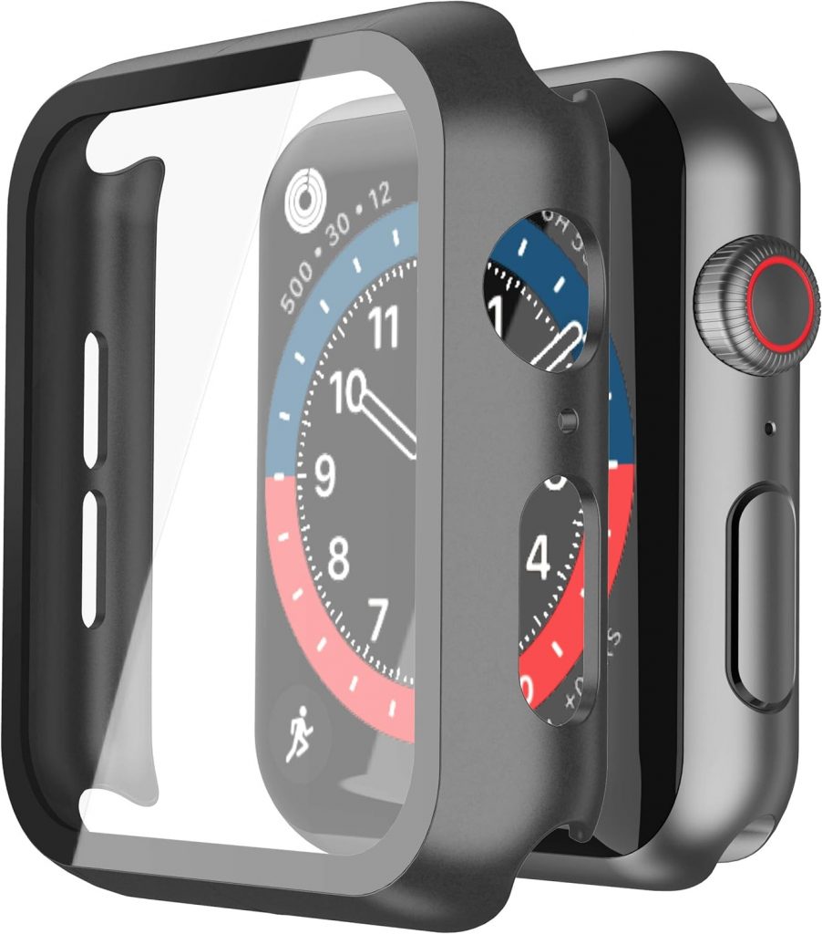 Misxi Schwarz Hard Hülle Mit Glas Displayschutz Kompatibel mit Apple Watch SE 3 (2025) / SE2 / SE/Series 6 /Serie 5 / Series 4 44mm, 2-Stück8,41€ statt 10,99€➡️ https://www.amazon.de/dp/B07ZRMCRG7/?tag=preisfehlerheute-21