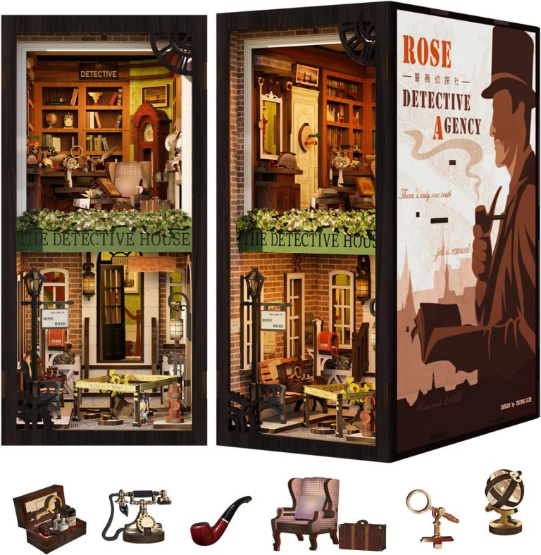 🤴 Cutefun DIY Book Nook - Puppenhaus Kitaus Holz mit Staubschutzhülle,DIY Miniatur Puppenhaus Bücherecke Bibliothek Häuser Modellbausätze mit LED Leuchten Bücherregal Dekor (Rose Detective Agency)34,99€ statt 49,99€ - 31,00 % 🔥🚚 Verkauft von Cutefun und Versand durch Amazon1,387 Bewertungen: 4.6 / 5.0 ⭐️⭐️⭐️⭐️⭐️🛒 zu Amazon https://www.amazon.de/dp/B0C9Z1TF6S/?amp%3Btag=preisfehlerheute-21&amp%3Bth=1&amp%3Bpsc=1&tag=preisfehlerheute-21