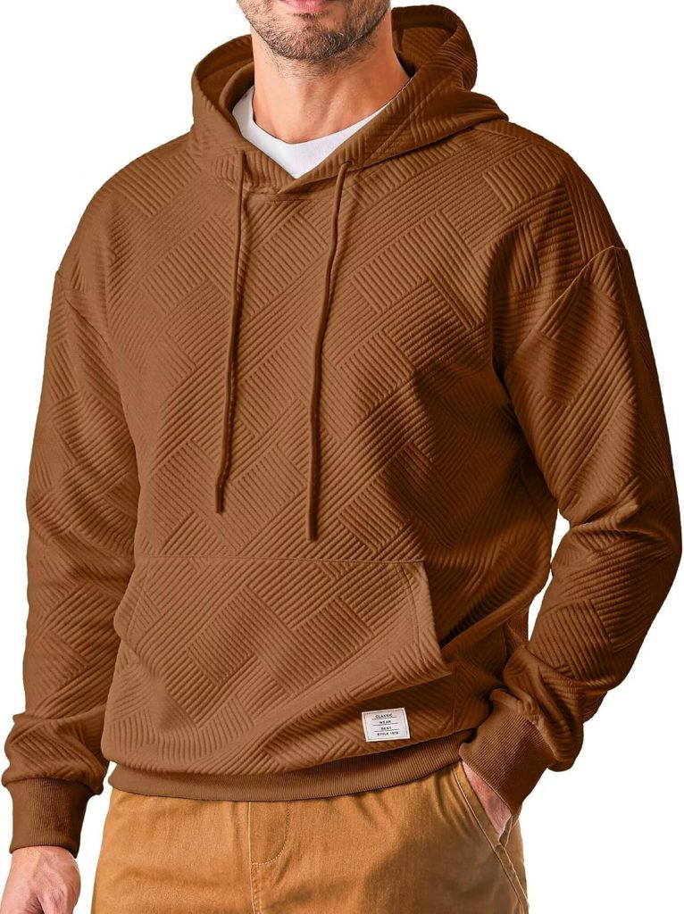 👑 Hoodie Herren Kapuzenpullover Freizeit Pullover Winter Warm Langarm Kordelzug Sweatshirt mit Kapuzen Männer Kapuzenpulli Hooded Sweat S-3XL