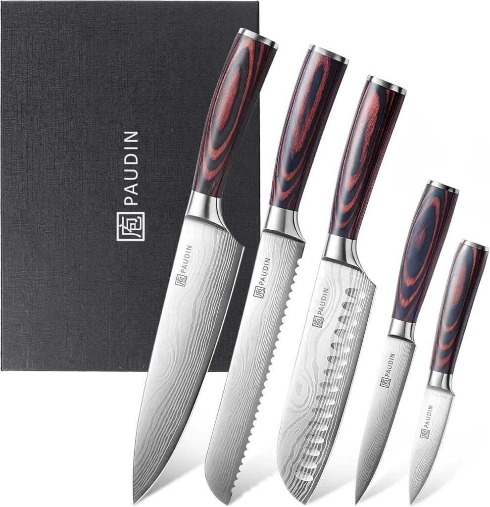 👑 PAUDIN Küchenmesser Set, 5-teilig Küchenmesserset aus hochwertigem Carbon Edelstahl, Ultra Scharfes Messerset mit Chefmesser Hackmesser Allzweckmesser81,22€ statt 129,97€ – 38,0 🔥🚚 Verkauft von PaudinStore EU und Versand durch Amazon685 Bewertungen: 4.6 / 5.0 ⭐️⭐️⭐️⭐️⭐️🛒 zu Amazon https://www.amazon.de/dp/B09NHSYM4B/?th=1&tag=preisfehlerheute-21#038;psc=1&tag=preisfehlerheute-21