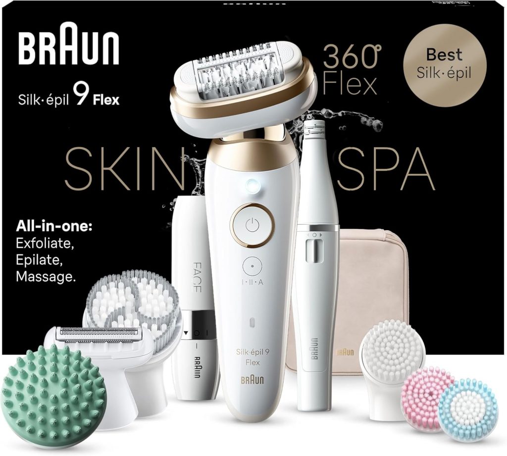 🤴 Braun Silk-épil 9 Flex SkinSpa Epilierer Damen, All-in-One Set, Haarentferner für Langanhaltende Haarentfernung, Ladyshaver, Facespa Gesichtshaarentferner, Made in Germany, 9-681 3D, Weiß/Gold221,23€ statt 299,99€ - 27,00 % 🔥🚚 Verkauft durch Amazon und Versand durch Amazon2,777 Bewertungen: 4.4 / 5.0 ⭐️⭐️⭐️⭐️🛒 zu Amazon https://www.amazon.de/dp/B0CQSDD24C/?amp%3Btag=preisfehlerheute-21&%3Bamp%3Bth=1&%3Bamp%3Bpsc=1&tag=preisfehlerheute-21
