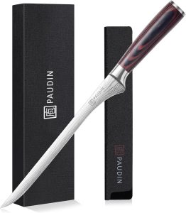 PAUDIN Schinkenmesser 25 cm, Professionelles Küchenmesser aus deutschrostfreiem Edelstahl 1.4116 - Präzisionsklinge für hauchdünne Scheiben, Scharf Tranchiermesser mit ergonomischer Holzgriff31,29€ statt 55,99€➡️ https://www.amazon.de/dp/B0DSLC296D/?tag=preisfehlerheute-21