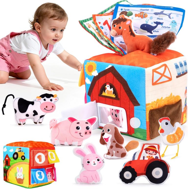 kidmance Montessori Spielzeug ab 1 Jahr, Motorikspielzeug ab 1 Jahr Bauernhof | Baby Spielzeug aus Baumwolle | Mit Rassel, Tierfiguren & Stofftüchern | Geschenk für Junge Mädchen 1-2 Jahre13.99€ ➡️ https://www.amazon.de/dp/B0FD6QF3L8/?tag=preisfehlerheute-21