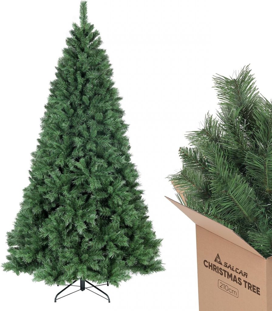 🤴 SALCAR Künstlicher Weihnachtsbaum 210 cm, Tannenbaum Künstlich mit Handschuhen und Metallständer, Christbaum als Weihnachtsdeko Innen69,98€ statt 99,99€ - 31,00 % 🔥🚚 Verkauft und Versand durch Salcar GmbH4,819 Bewertungen: 4.4 / 5.0 ⭐️⭐️⭐️⭐️🛒 zu Amazon https://www.amazon.de/dp/B07V9R7YXR/?amp%3Btag=preisfehlerheute-21&%3Bamp%3Bth=1&%3Bamp%3Bpsc=1&tag=preisfehlerheute-21