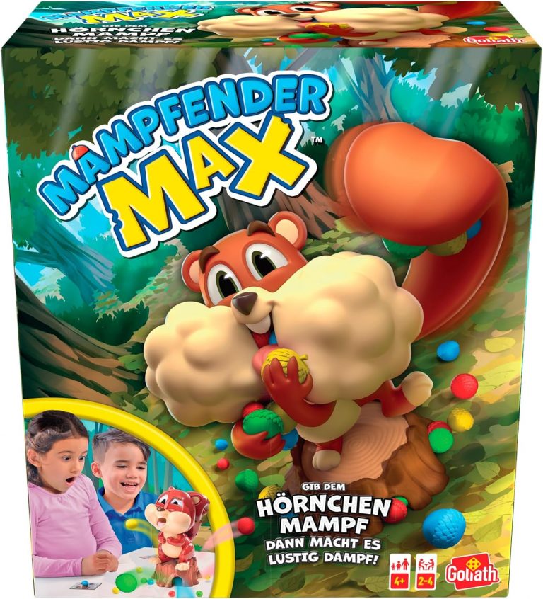 Goliath Mampfender Max, Brettspiele Für Kinder ab 4 Jahren, Gesellschaftsspiel für 2 bis 4 Spieler, Lustiges Kinderspiel, Spielen Sie Mit Der Familie Oder Mit Freunden10,99€ statt 19,99€➡️ https://www.amazon.de/dp/B093WXW26S/?tag=preisfehlerheute-21
