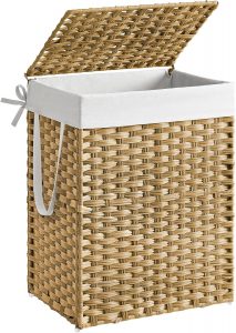 👑 SONGMICS Wäschekorb, Wäschesammler 90 L, Wäschebox aus synthetischem Rattan, mit Deckel und Griffen, geflochten, faltbar, herausnehmbarer Wäschesack, pastellgelb LCB51NL30,82€ statt 49,99€ - 39,00 % 🔥🚚 Verkauft und Versand durch Songmics4,218 Bewertungen: 4.7 / 5.0 ⭐️⭐️⭐️⭐️⭐️🛒 zu Amazon https://www.amazon.de/dp/B07RQ478TC/?th=1&%3Bpsc=1&%3Btag=preisfehlerheute-21&tag=preisfehlerheute-21