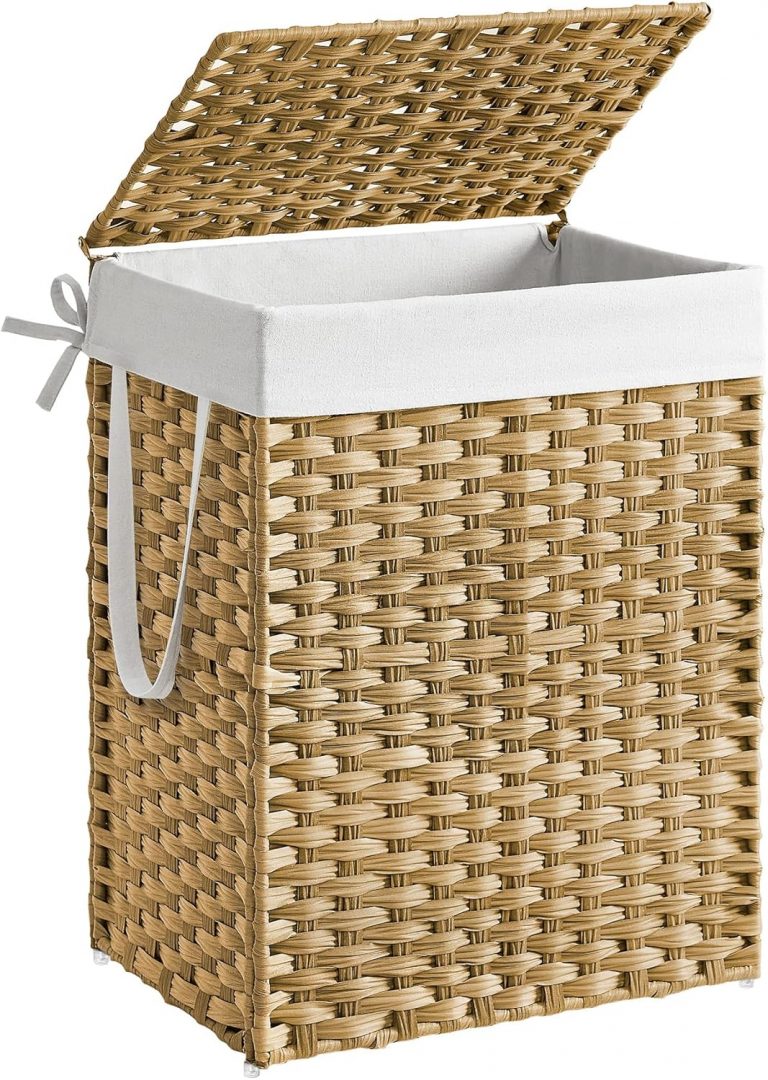 👑 SONGMICS Wäschekorb, Wäschesammler 90 L, Wäschebox aus synthetischem Rattan, mit Deckel und Griffen, geflochten, faltbar, herausnehmbarer Wäschesack, pastellgelb LCB51NL30,82€ statt 49,99€ - 39,00 % 🔥🚚 Verkauft und Versand durch Songmics4,218 Bewertungen: 4.7 / 5.0 ⭐️⭐️⭐️⭐️⭐️🛒 zu Amazon https://www.amazon.de/dp/B07RQ478TC/?amp%3Btag=preisfehlerheute-21&amp%3Bth=1&amp%3Bpsc=1&tag=preisfehlerheute-21
