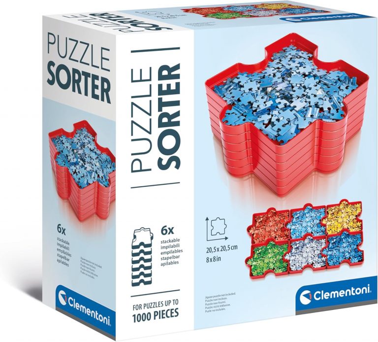Clementoni Puzzle-Sortierer - 6X stapelbare Sortierhilfe Schalen für Aufbewahrung, Organisation & Transport - Puzzle-Zubehör für Puzzle bis 1000 Teile, 370405,69€ statt 14,99€➡️ https://www.amazon.de/dp/B07MXXLQSM/?tag=preisfehlerheute-21