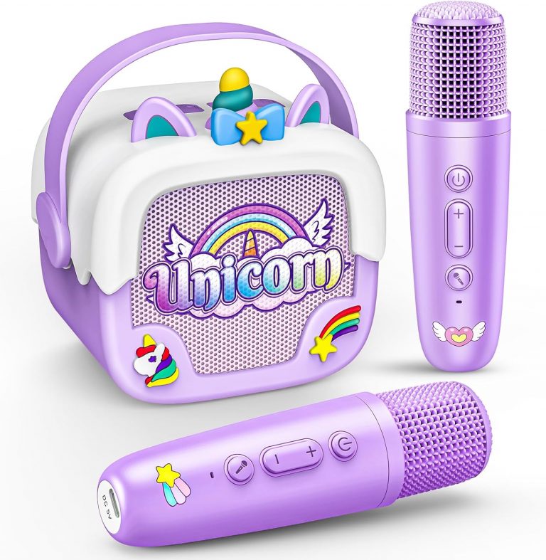 Dislocati Einhorn Karaoke Maschine mit 2 Bluetooth Karaoke Mikrofon, Geschenk Spielzeug für Mädchen 3-12 Jahre Tragbarer Karaoke Microphone Set, Ideal für Geburtstagsfeiern und Familientreffen6.99€ ➡️ https://www.amazon.de/dp/B0F8BHFLJG/?tag=preisfehlerheute-21