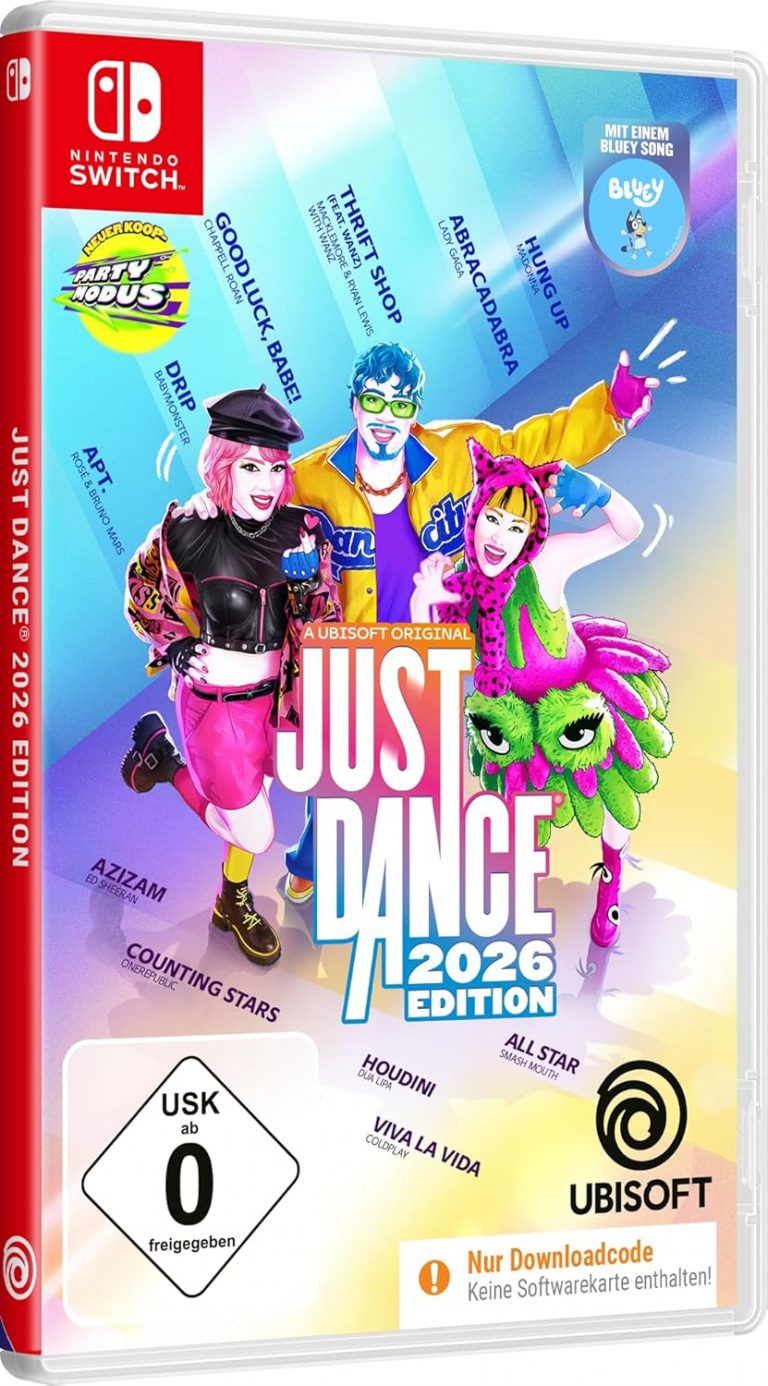 👑 Just Dance 2026 Edition (Code in a box) - [Nintendo Switch] - Spielbar auf Nintendo Switch 227,99€ statt 49,99€ - 45,00 % 🔥🚚 Verkauft durch Amazon und Versand durch Amazon122 Bewertungen: 4.6 / 5.0 ⭐️⭐️⭐️⭐️⭐️🛒 zu Amazon https://www.amazon.de/dp/B0FKZD44DY/?amp%3Btag=preisfehlerheute-21&tag=preisfehlerheute-21