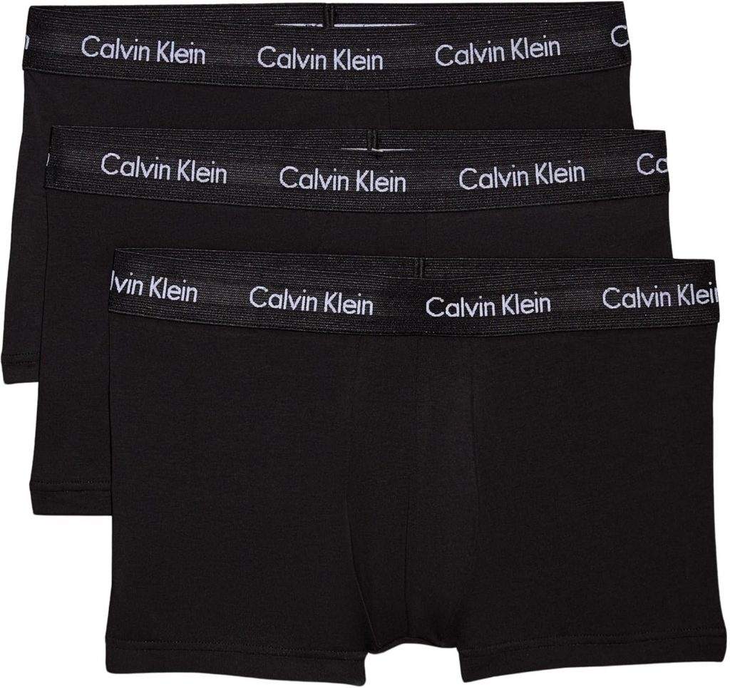 🤴 Calvin Klein Herren 3er Pack Boxershorts Low Rise Trunks Unterwäsche