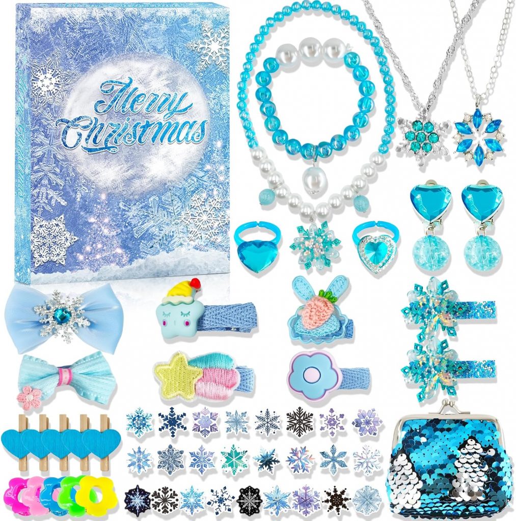 Adventskalender 2025, Frozen Adventskalender Schmuck Mädchen Weihnachtskalender, Schneeflocke Weihnachten Countdown 24 Überraschungen Weihnachts Adventskalenders für Mädchen5.00€ statt 24.95€➡️ https://www.amazon.de/dp/B0FKZYQ7TW/?tag=preisfehlerheute-21