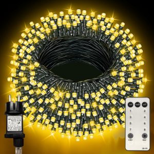 Zewool Lichterkette Außen 120m 1000er LEDs Dimmbar mit Fernbedienung und Timer, 8 Modi IP65 Wasserdicht Lichterketten für Garten Hochzeit Party (Warmweiß)34,99€ statt 53,99€➡️ https://www.amazon.de/dp/B0DF2TTZNH/?tag=preisfehlerheute-21