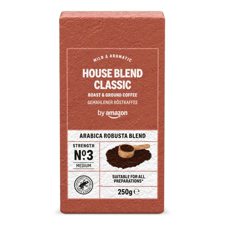 by Amazon House Blend Gemahlene Arabica/Robusta-Mischung, 250 g, 1er Pack3,03€ statt 4,26€➡️ https://www.amazon.de/dp/B0F1NGQX51/?tag=preisfehlerheute-21