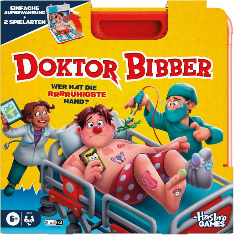 Doktor Bibber elektronisches Brettspiel in Einer Tragebox17,99€ statt 29,99€➡️ https://www.amazon.de/dp/B0D87SQ454/?tag=preisfehlerheute-21