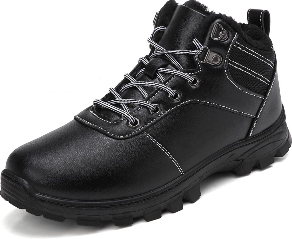 🤴 Winterstiefel Herren Damen &ndash; Warm Gef&uuml;ttert Winterschuhe Schneestiefel Leicht Rutschfest Outdoor Wanderschuhe, Trekking Stiefel f&uuml;r Schnee & Alltag