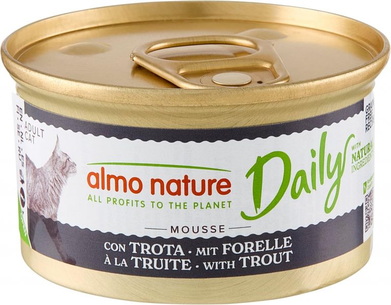 Almo Nature Daily Nassfutter für Erwachsene Katzen aus Mousse mit Forelle, 2,04 kg (24 x 85 g)12,10€ statt 22,80€➡️ https://www.amazon.de/dp/B0CQ3QYH9F/?tag=preisfehlerheute-21