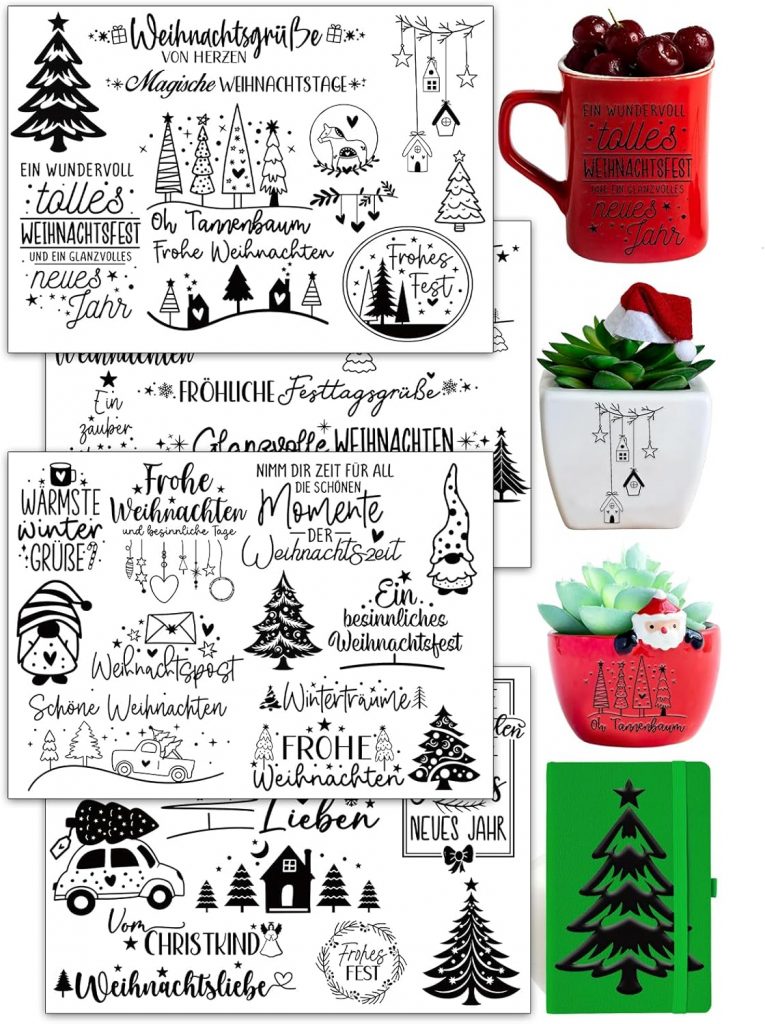 Rub On Sticker, Rub On Transfer Weihnachten, Sprüche Aufkleber für Gästebuch Hochzeit, Transferfolie mit Naturmotiven, Kreative Bastel- und Weihnachtsdekoration (Weihnachten II)4,19€ statt 6,99€➡️ https://www.amazon.de/dp/B0FPWP7LF8/?tag=preisfehlerheute-21