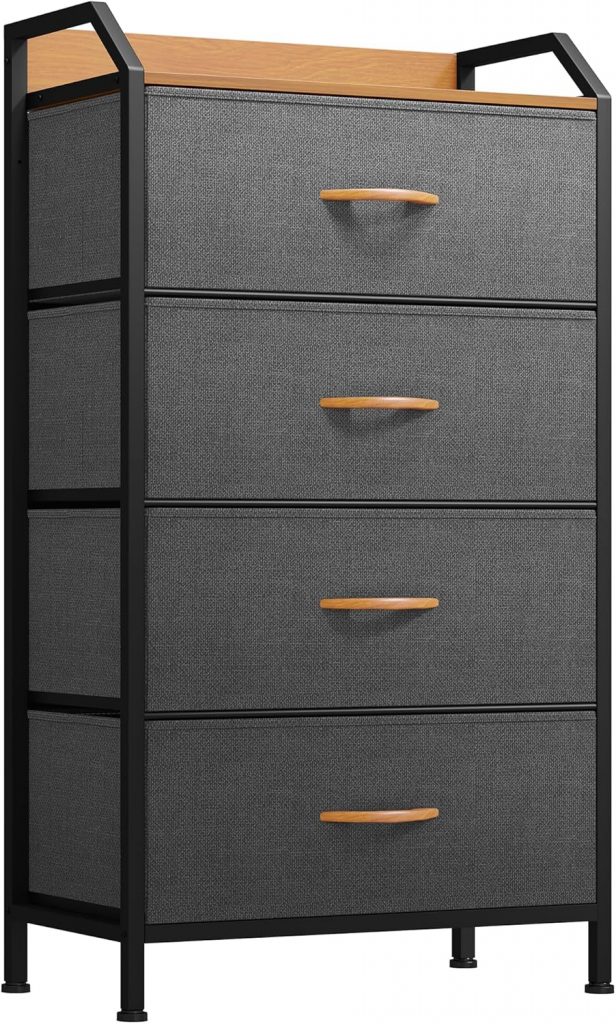 👑 YITAHOME Kommode, 4 Stoffschubladen mit Griffen, Aufbewahrungsschrank, Schubladenschrank, Schrank, Metallgestell, stoffkommode für Schlafzimmer, für Wohnzimmer, Flur, Büro, Dunkelgrau55,43€ statt 80,39€ - 32,00 % 🔥🚚 Verkauft von Yitafamily und Versand durch Amazon48 Bewertungen: 4.4 / 5.0 ⭐️⭐️⭐️⭐️🛒 zu Amazon https://www.amazon.de/dp/B0CWTDWWCK/?amp%3Btag=preisfehlerheute-21&%3Bamp%3Bth=1&%3Bamp%3Bpsc=1&tag=preisfehlerheute-21