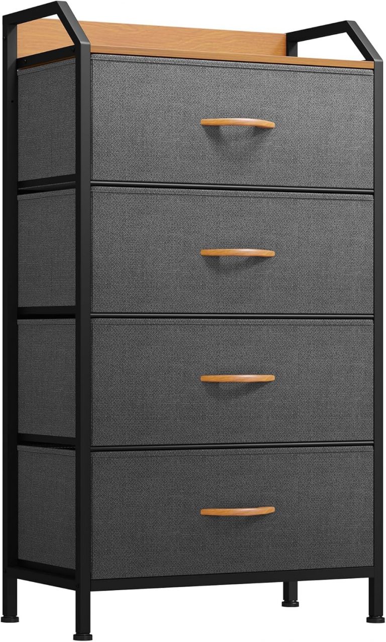 👑 YITAHOME Kommode, 4 Stoffschubladen mit Griffen, Aufbewahrungsschrank, Schubladenschrank, Schrank, Metallgestell, stoffkommode für Schlafzimmer, für Wohnzimmer, Flur, Büro, Dunkelgrau55,43€ statt 80,39€ - 32,00 % 🔥🚚 Verkauft von Yitafamily und Versand durch Amazon48 Bewertungen: 4.4 / 5.0 ⭐️⭐️⭐️⭐️🛒 zu Amazon https://www.amazon.de/dp/B0CWTDWWCK/?amp%3Btag=preisfehlerheute-21&amp%3Bth=1&amp%3Bpsc=1&tag=preisfehlerheute-21