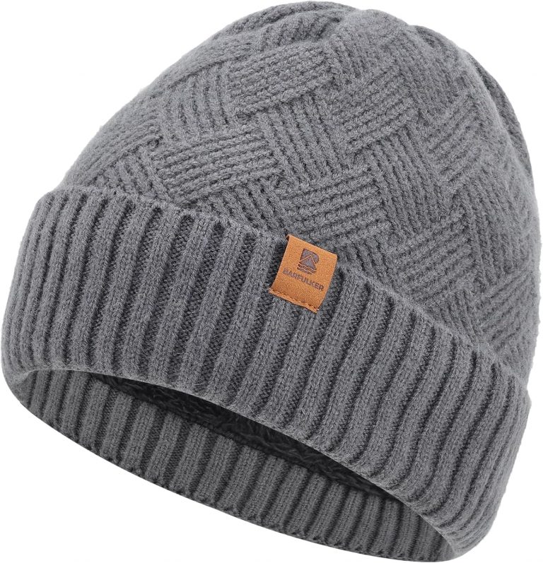 BARFULKER Winter Beanie Mütze Herren Damen Warm Gefüttert Wintermützen Dehnbare Weiche Strickmütze Laufmützen Dehnbare Weiche Wollmütze Unisex Hat,Grau3.49€ statt 15.99€🏷️ Coupon anwenden➡️ https://www.amazon.de/dp/B0DH1X9WXQ/?tag=preisfehlerheute-21