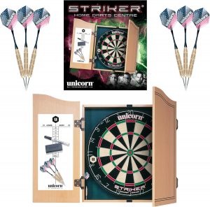 Unicorn Striker Home Dart Center, Holzkabinett mit Board, Marker, Wischer sowie Checkout-Tabelle82,98€ statt 99,95€➡️ https://www.amazon.de/dp/B003V8AZ8K/?tag=preisfehlerheute-21