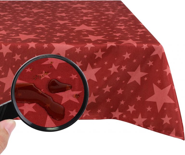 Valia Home Tischdecke mit Teflonbeschichtung für Innen- & Außenbereich Wasser- & Schmutzabweisend Dank verlässlichem Lotuseffekt - Weihnachten 130x 160 cm19,99€ ➡️ https://www.amazon.de/dp/B08FSP3H5C/?tag=preisfehlerheute-21