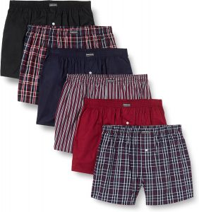 Lower East American Boxershorts Herren 6 Pack aus 100% Baumwolle I Unterwäsche Herren, Unterhosen für Männer 4XL Navy/Schwarz/Bordeaux26,99€ statt 34,95€➡️ https://www.amazon.de/dp/B0746TRNH7/?tag=preisfehlerheute-21