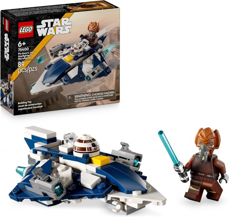 LEGO Star Wars 75400 Plo Koons Jedi Starfighter Microfighter Bauspielzeug mit 2 Shootern - inklusive Mini-Figur mit Lichtschwert - Geschenk für Jungen ab 6 Jahren und Fans von The Clone Wars9,99€ statt 14,99€➡️ https://www.amazon.de/dp/B0DWDJVSVG/?tag=preisfehlerheute-21