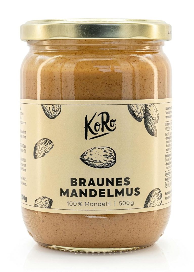 KoRo - Mandelmus Braun 2 x 500 g - ohne Zuckerzusatz* und Salz - 100% ungeschälte & geröstete Mandeln - Nuss Creme ohne Zusätze23,40€ ➡️ https://www.amazon.de/dp/B0CP4R538Z/?tag=preisfehlerheute-21