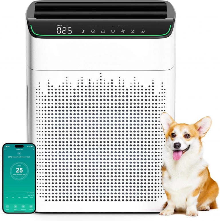 MERONTE Luftreiniger Allergiker für Wohnung Raucherzimmer, Air purifier, CADR 340m³/h für 157㎡ Raucherzimmer, PM 2,5 Luftqualitätsmonitor, WiFi- und Alexa-kompatibel, 1 Packung + 4 Modi39.99€ statt 189.99€➡️ https://www.amazon.de/dp/B0FY3NM8MQ/?tag=preisfehlerheute-21