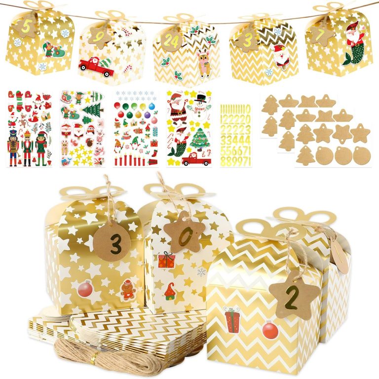 FEMONGY Adventskalender zum befüllen, Papierdrachen adventskalender, 24 Papierboxen + 24 Zahlenaufkleber + 50 Hängeetiketten + 50 rote Baumwollschnüre, Für Szenerie und Dekoration1.99€ statt 9.99€➡️ https://www.amazon.de/dp/B0FQJND1WT/?tag=preisfehlerheute-21