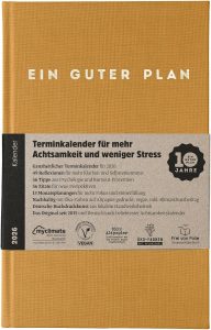 Ein guter Plan 2026 – Ganzheitlicher Terminkalender für mehr Achtsamkeit und weniger Stress – Nachhaltiger Wochenplaner mit 56 Achtsamkeitstipps und Zitaten fernab von Kitsch (Bernstein 2026)29,90€ statt 34,99€➡️ https://www.amazon.de/dp/B0F9YZRMV6/?tag=preisfehlerheute-21