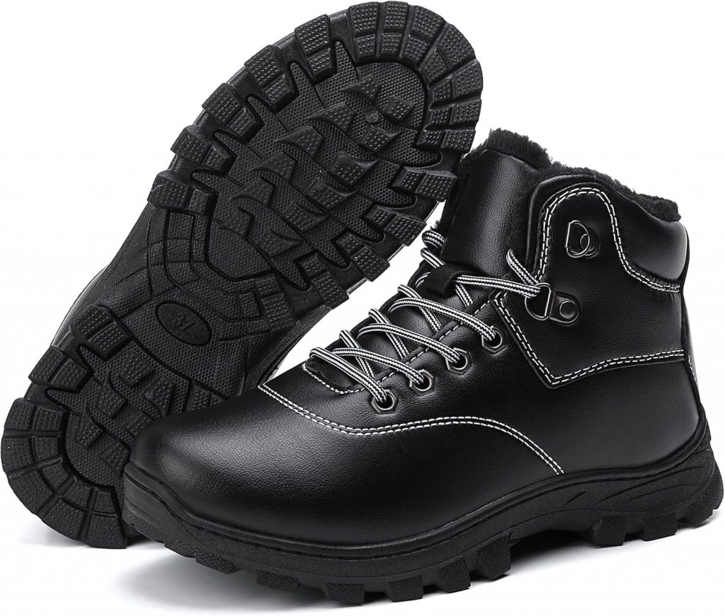 👑 Winterschuhe Herren Damen Winterstiefel Warm Gef&uuml;ttert Schneestiefel Leicht Wanderschuhe Trekkingschuhe Rutschfest Stiefel,Gr.36-