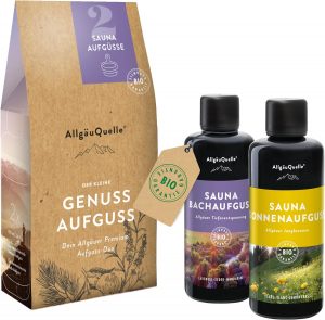 Allg&auml;uQuelle&reg; Saunaaufguss Set Bio Sauna Zubeh&ouml;r 2x100ml Sauna Aufgussmittel26,31&euro; statt 32,90&euro;➡️ https://www.amazon.de/dp/B08DCNVWBS/?tag=preisfehlerheute-21