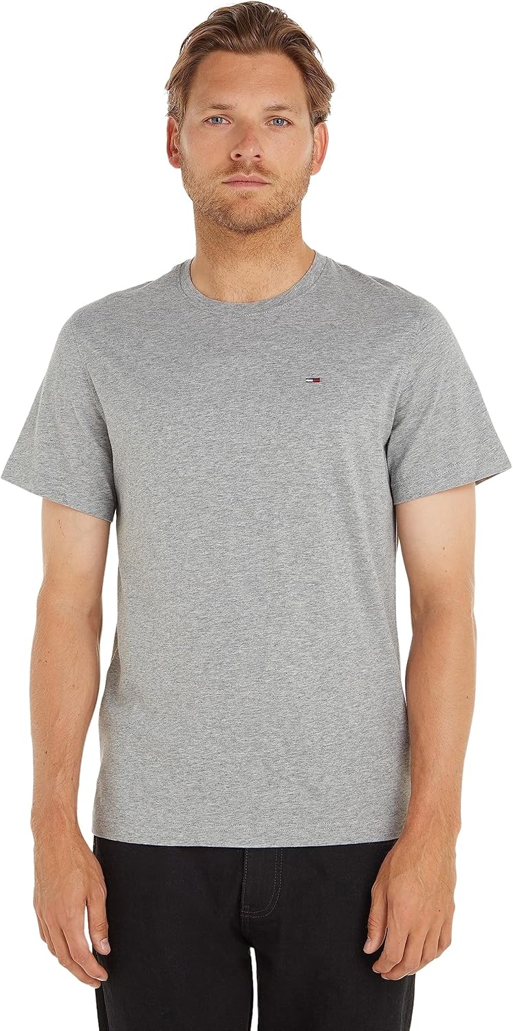 Tommy Jeans Herren Tjm Xslim Jersey Tee Dm0dm04411 Langarmhemd, Grau (Lt Grey Htr), XL EU15,10€ statt 29,90€➡️ https://www.amazon.de/dp/B077735NDJ/?tag=preisfehlerheute-21