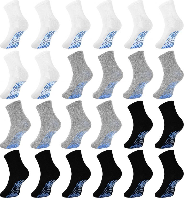 DECOVICI Kinder Stoppersocken, ABS Rutschfeste Jungen und Mädchen Kindersocken Antirutsch Baby Kleinkinder Socken für 1-7 Jahre 24 Paar(06 schwarz+hellgrau+weiß,1-3T)4.79€ ➡️ https://www.amazon.de/dp/B0DNH57DMQ/?tag=preisfehlerheute-21