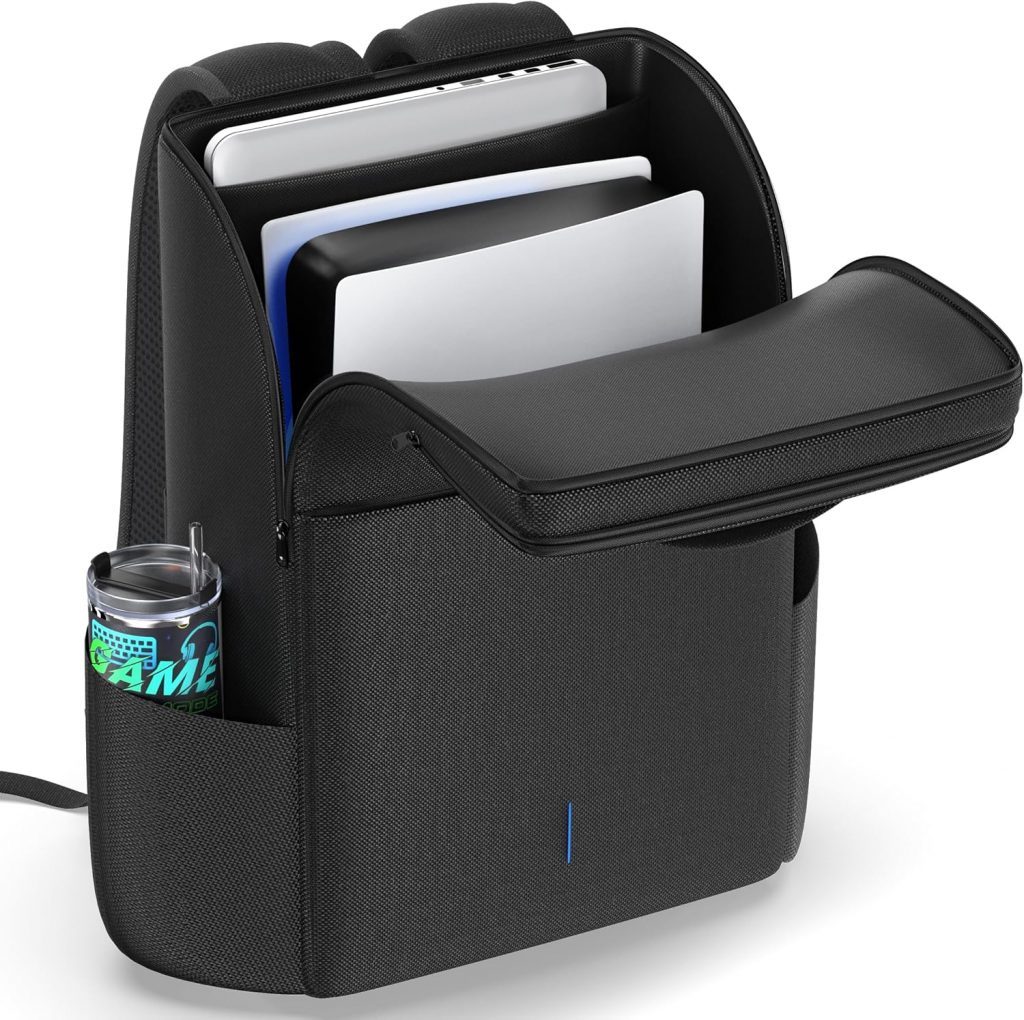 Rysker Rucksack für PS5 / Slim / Pro-Konsole, voller Schutz PS5 Tasche, große Kapazität PS5 Reisetasche für Dual Controller, PS Portal, Laptop, Spielkarten, PS5 Rucksack mit 3 Kabel Tasche Schwarz21,96€ statt 31,99€➡️ https://www.amazon.de/dp/B0DXKB64VG/?tag=preisfehlerheute-21